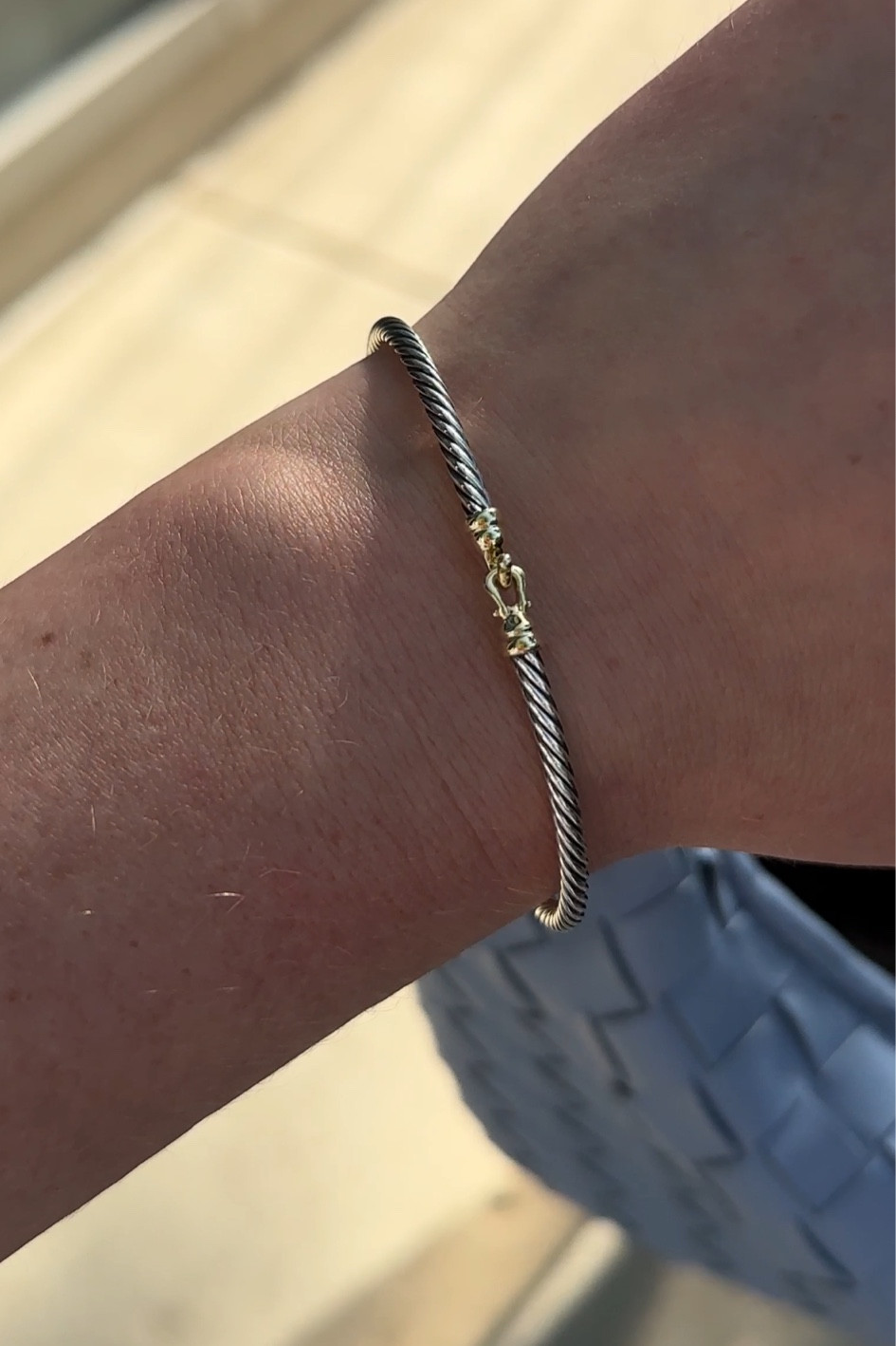 closing gift to myself ☺️ dainty David Yurman bracelet. Obsessed. 

#LTKWedding #LTKTravel #LTKGiftGuide