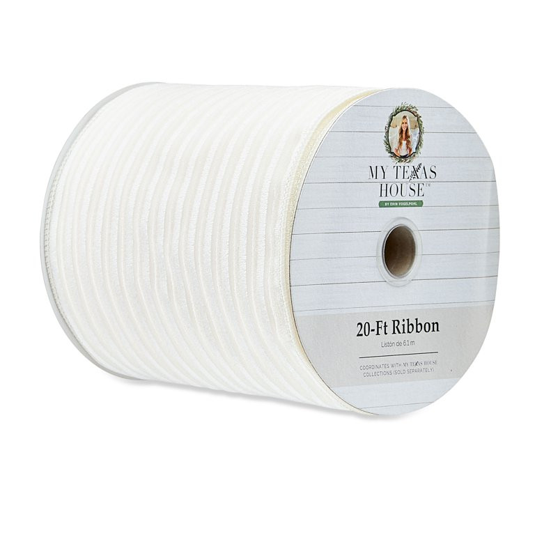 My Texas House Cream Polyester Ribbon, 20 ft | Walmart (US)