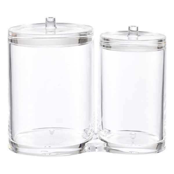 Acrylic Dual Canister Set | The Container Store