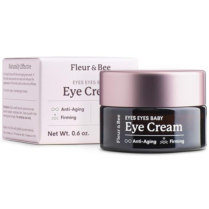 Anti Aging Eye Cream | Natural, 100% Vegan & Cruelty Free | For Dark Circles, Puffy Eyes and Wrin... | Amazon (US)