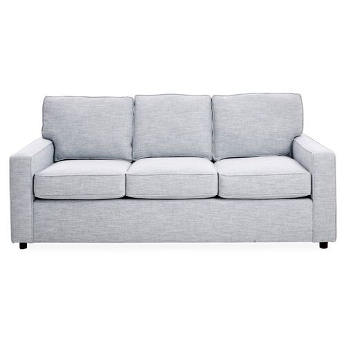 Monaco Sofa - Ice Blue | Couch, Settee - Gray - Comfortable, Durable | One Kings Lane