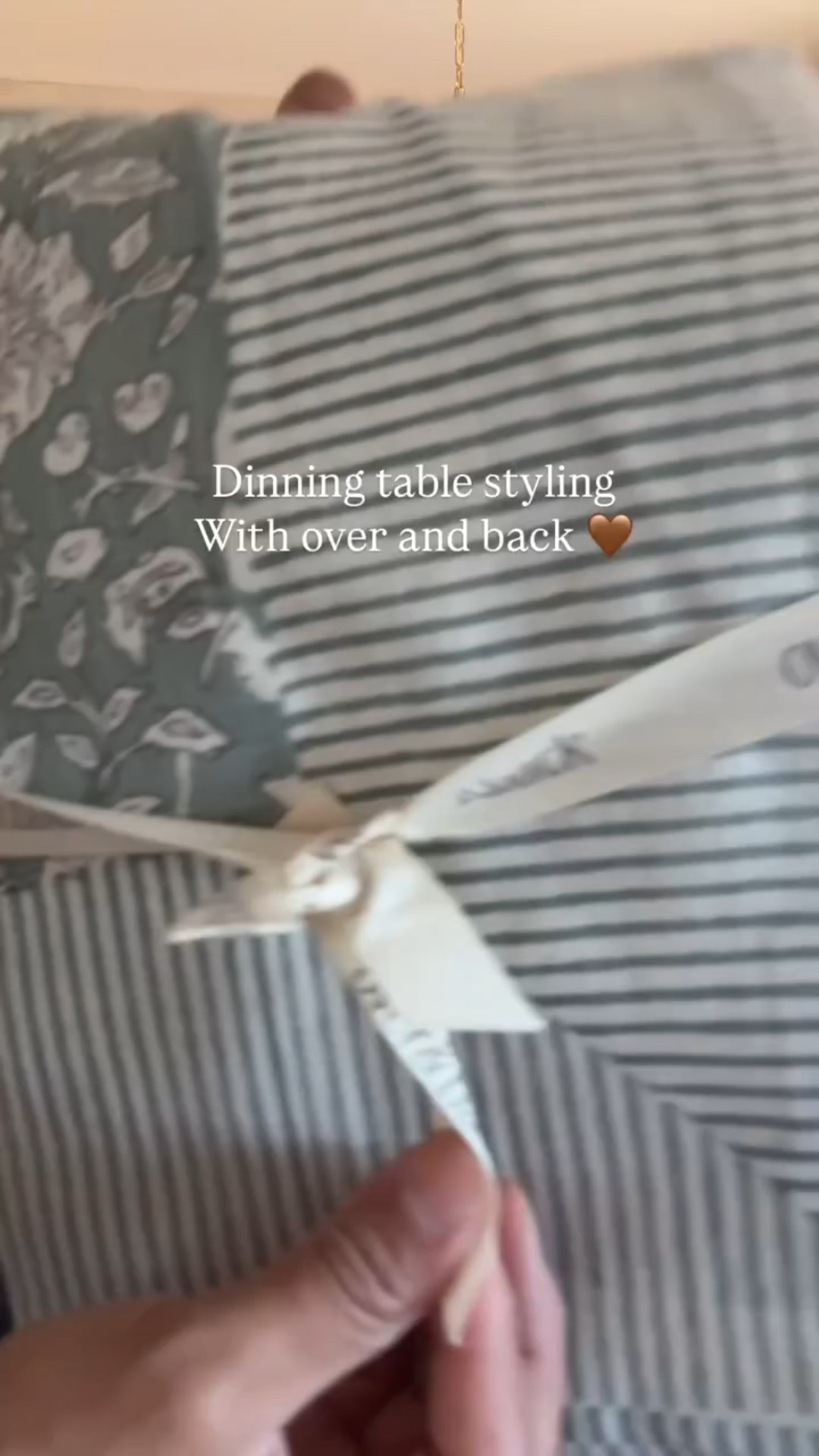 Good morning besties ! 

Happy Tuesday I hope you all are having a great day. Spring is finally here and I am so grateful for longer sunny days. Yesterday after work I took my kids for a walk and it felt so good to feel the warm sun which inspired me to style my dinning room with these beautiful items from @overandback_official not sure why but every time during spring I tend to gravitate towards blues and greens.  so I picked out this table cloth with this muted green tone and with the napkins and rings I decided to make a cute bunny shape design. 

Follow for more home content @casarustica29 

Comment link for a link to all of these items ! 

#home #dinningroom #dinningspace #napkins #tablecloth #amazon #overandback #overandback_official

#LTKHome #LTKSeasonal #LTKU