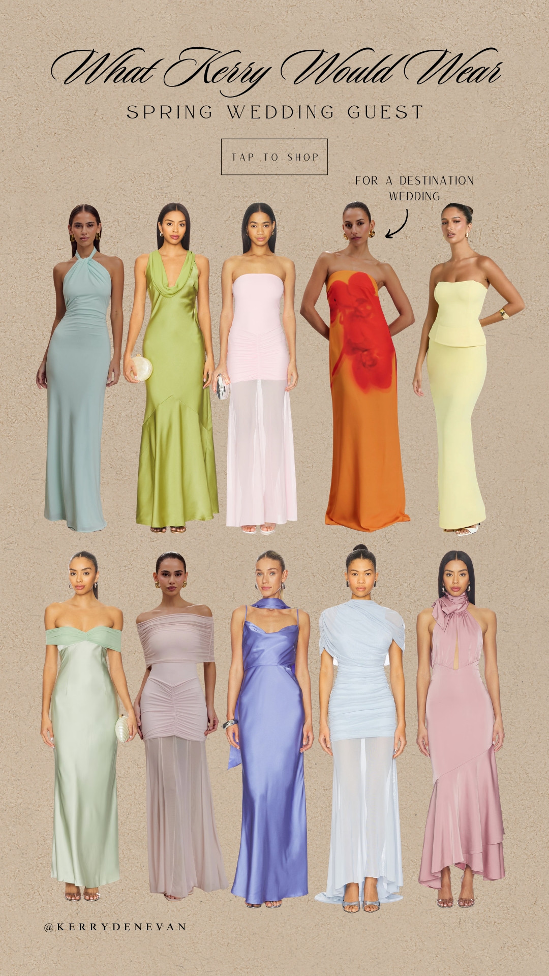 Spring wedding guest dresses! 

 #LTKgrwm #LTKSeasonal #LTKWedding