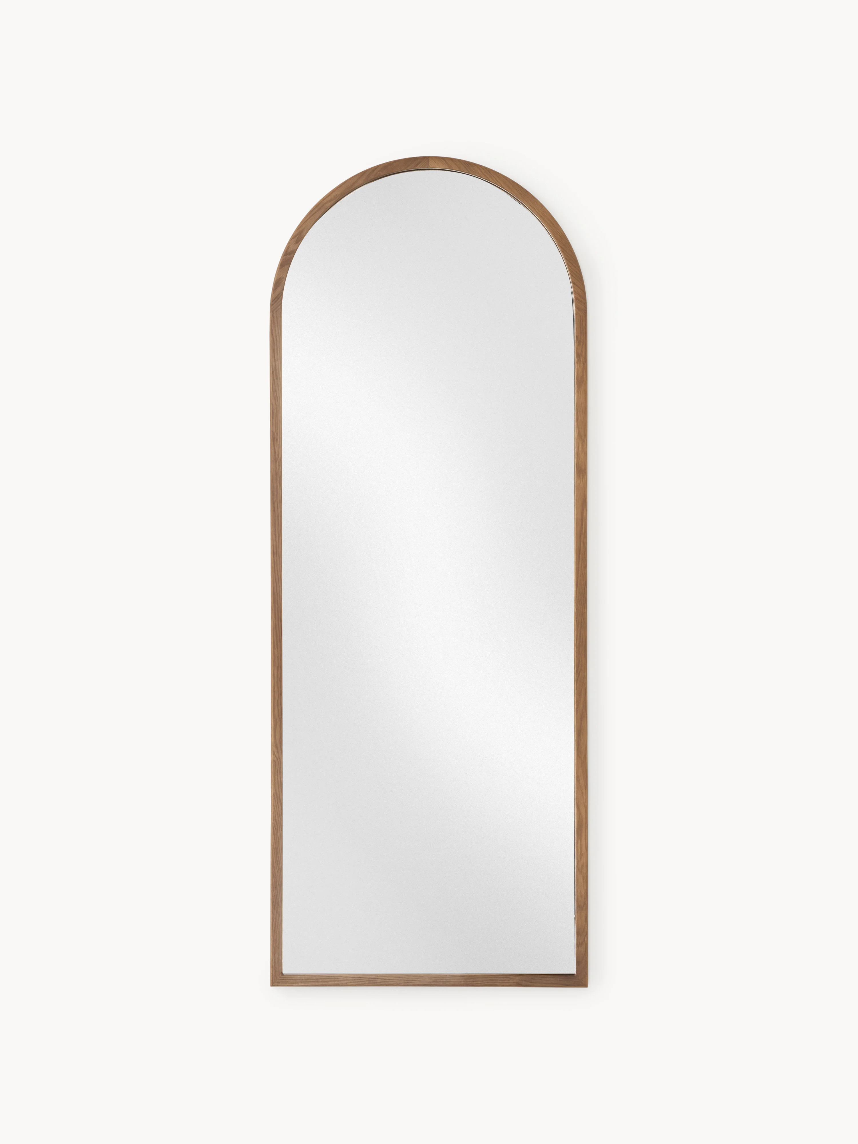 Full-Length Leaner Mirror Levan with Oak Wood Frame | Westwing UK