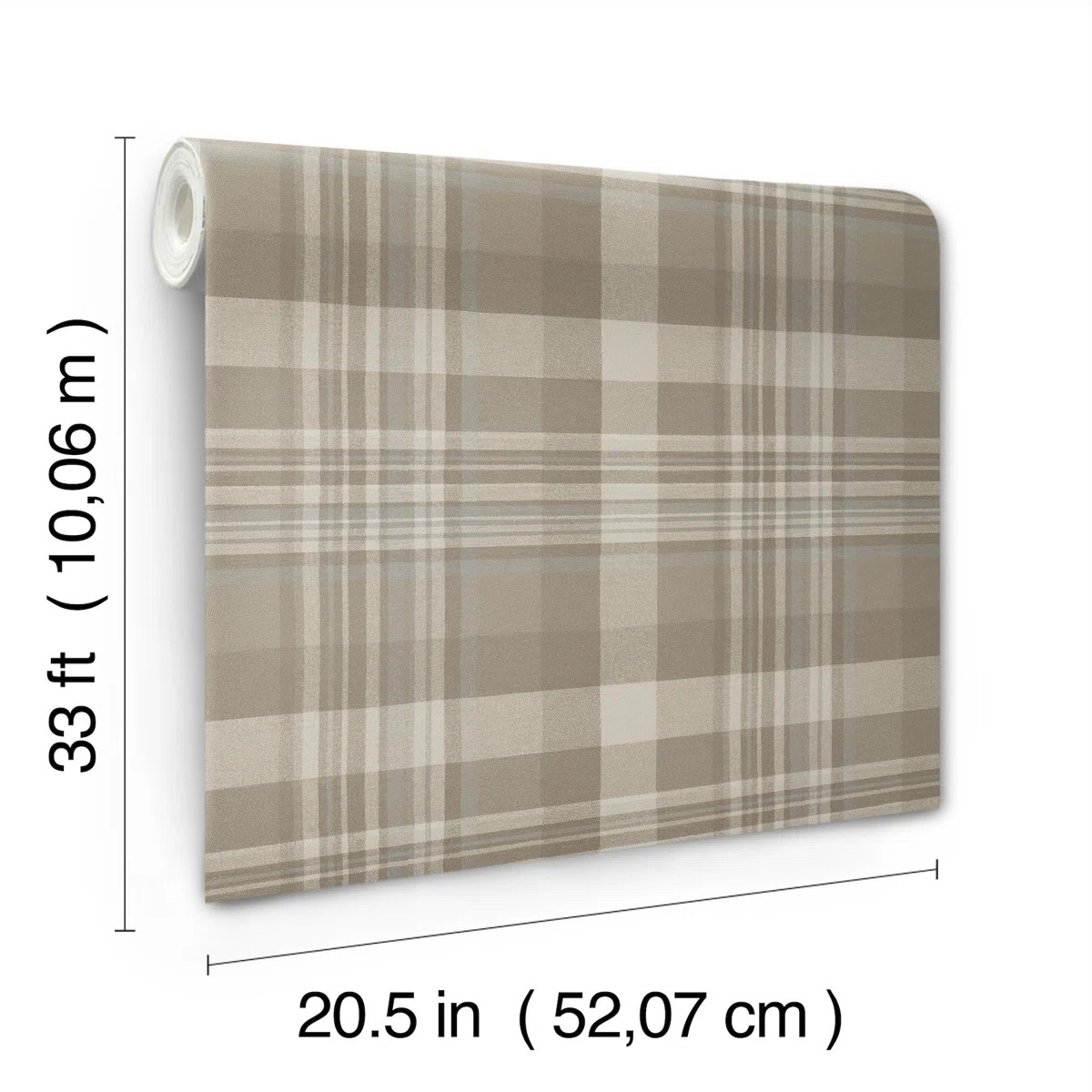 Dutton Plaid Wallpaper | Wayfair North America