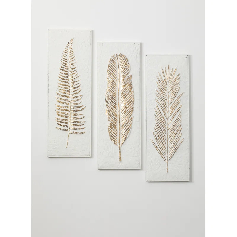Coastal Plants & Flowers Wall Decor on Metal | Wayfair North America