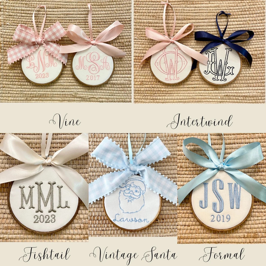 Monogram Ornament - Etsy | Etsy (US)