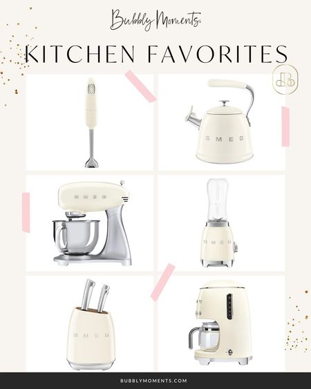 Upgrade your kitchen with our top Amazon Kitchen Favorites: Smeg Appliances! Discover the perfect blend of style and functionality with these iconic appliances. From retro-inspired toasters and kettles to powerful blenders and stand mixers, Smeg products are designed to make your kitchen look chic while performing flawlessly. Perfect for home cooks and design enthusiasts alike, these appliances add a touch of elegance to any countertop. Shop now to find your favorite Smeg pieces and transform your kitchen into a stylish haven! #LTKhome #LTKfindsunder100 #LTKfindsunder50 #SmegAppliances #KitchenFavorites #AmazonFinds #HomeAppliances #KitchenStyle #RetroKitchen #KitchenDesign #SmegToaster #SmegKettle #CookingEssentials #KitchenInspo #AmazonShopping #ApplianceGoals #KitchenUpgrade #StylishKitchen #ShopNow

