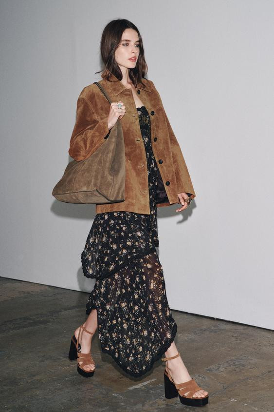 SUEDE LEATHER JACKET ZW COLLECTION LIMITED EDITION | Zara US