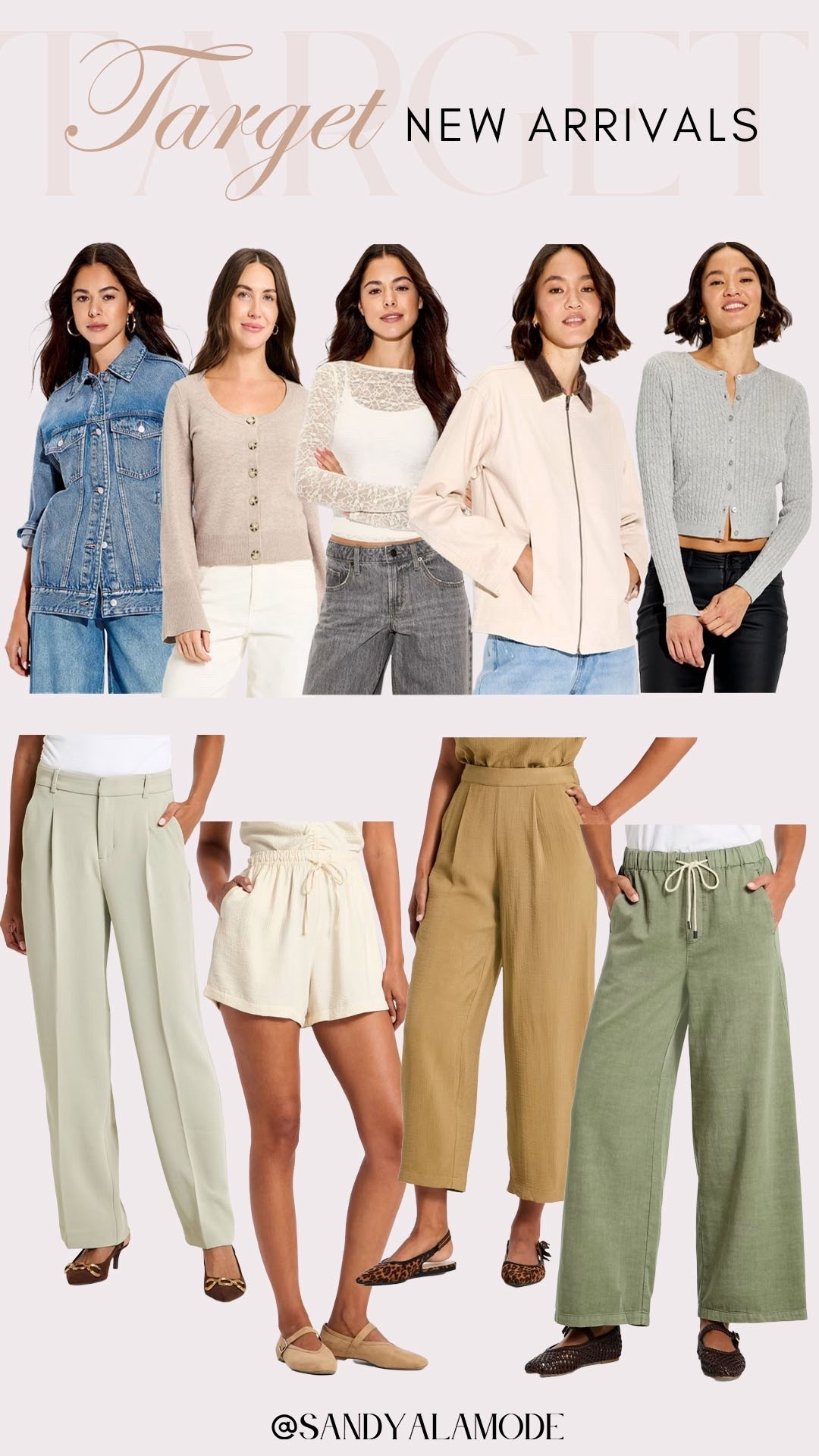 Target new arrivals. Target fashion. Target neutral fashion finds. Target pre spring style. Target early spring style. Target denim jacket. Target spring pants  

#LTKSeasonal #LTKFindsUnder50 #LTKFindsUnder100