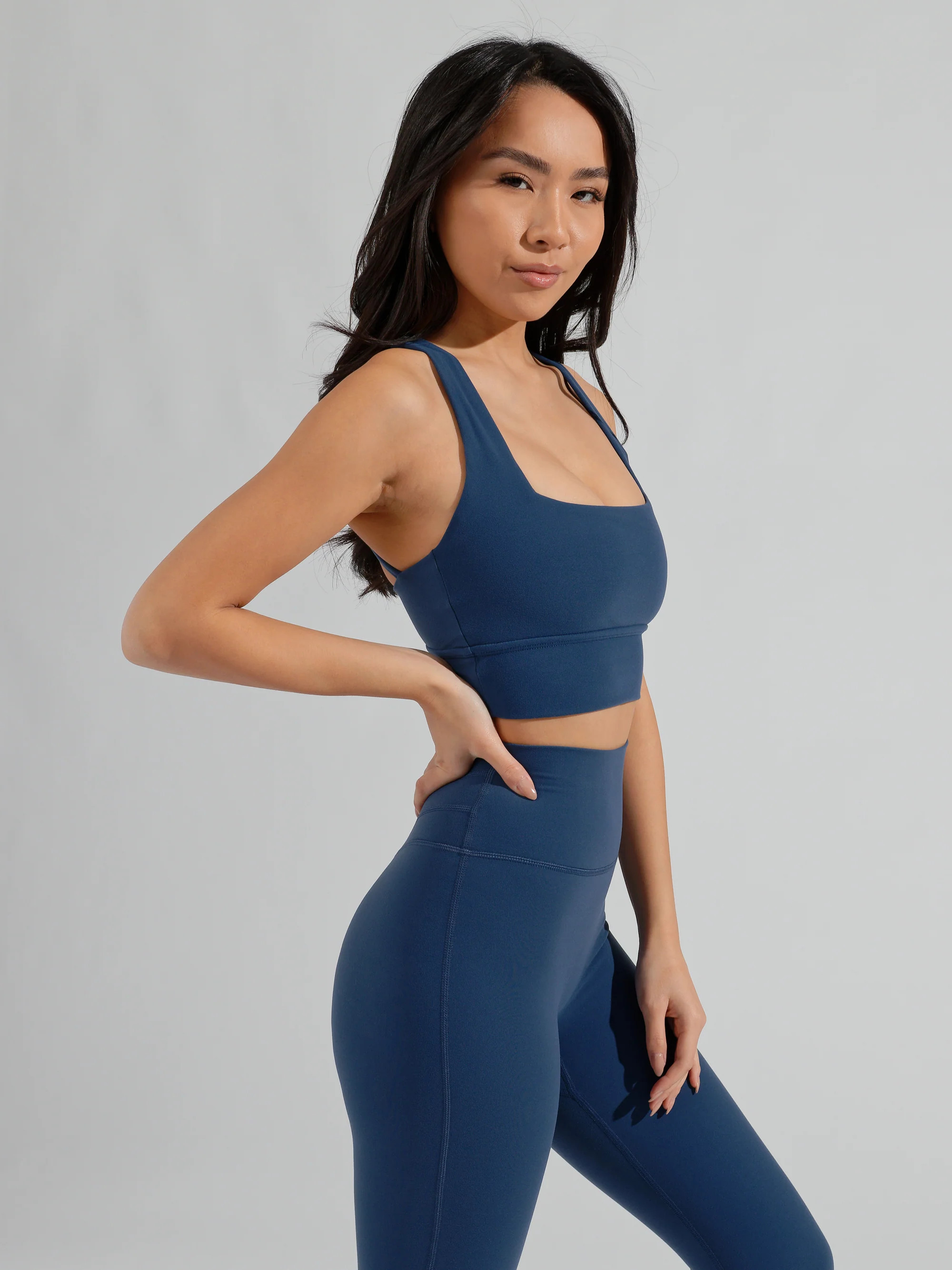 Revolution Sports Bra - Baked Blue | Buffbunny