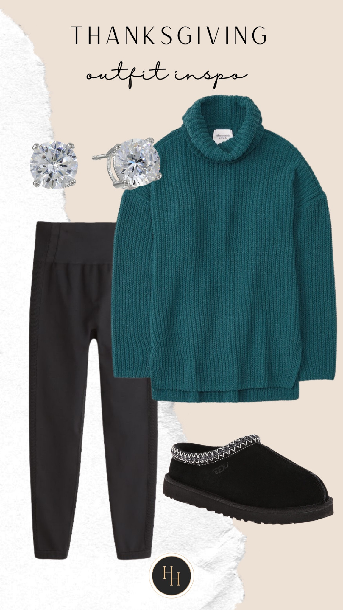 Thanksgiving OUTFIT INSPO

fall style, style tip, thanksgiving, sweater, leggings, Ugg, slippers, earrings  

#LTKHoliday #LTKstyletip #LTKSeasonal