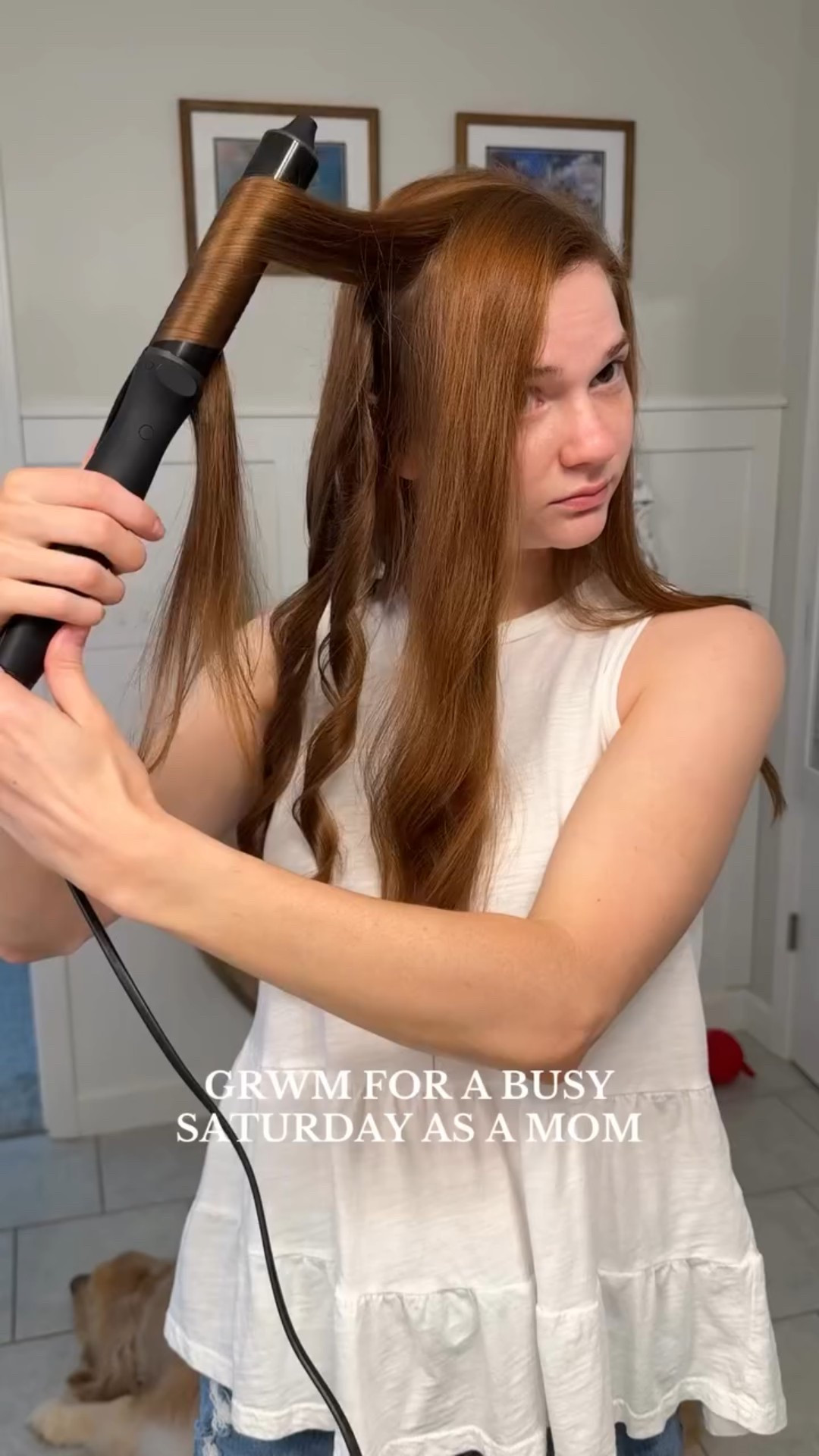 Grwm from yesterday! Hope yall had the best weekend 🥹🫶🏻#grwm #momroutines #saturdayvlog #momootd #summerootds