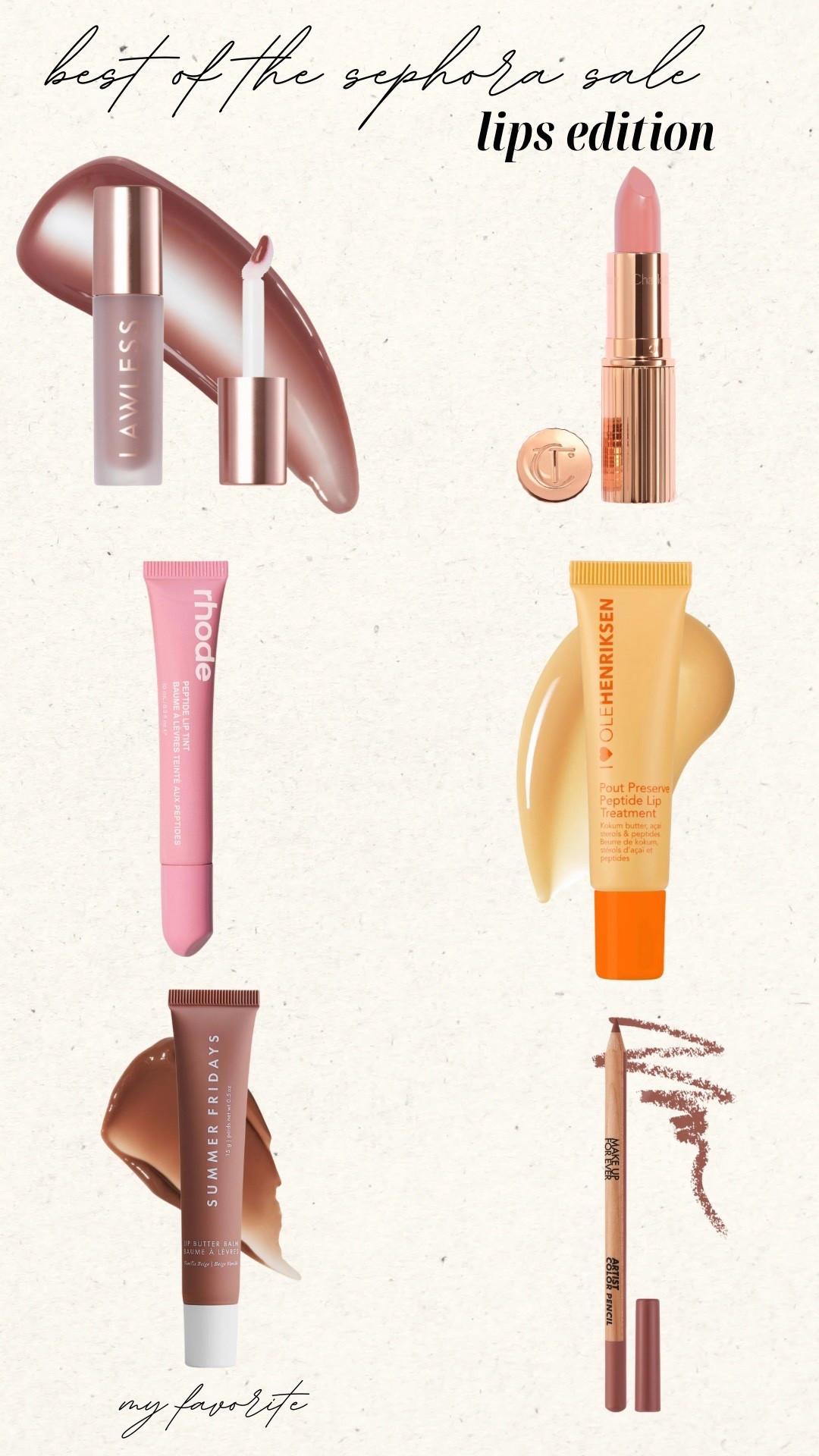 Sephora sale: lips edition 👄 

#LTKSaleAlert #LTKBeauty