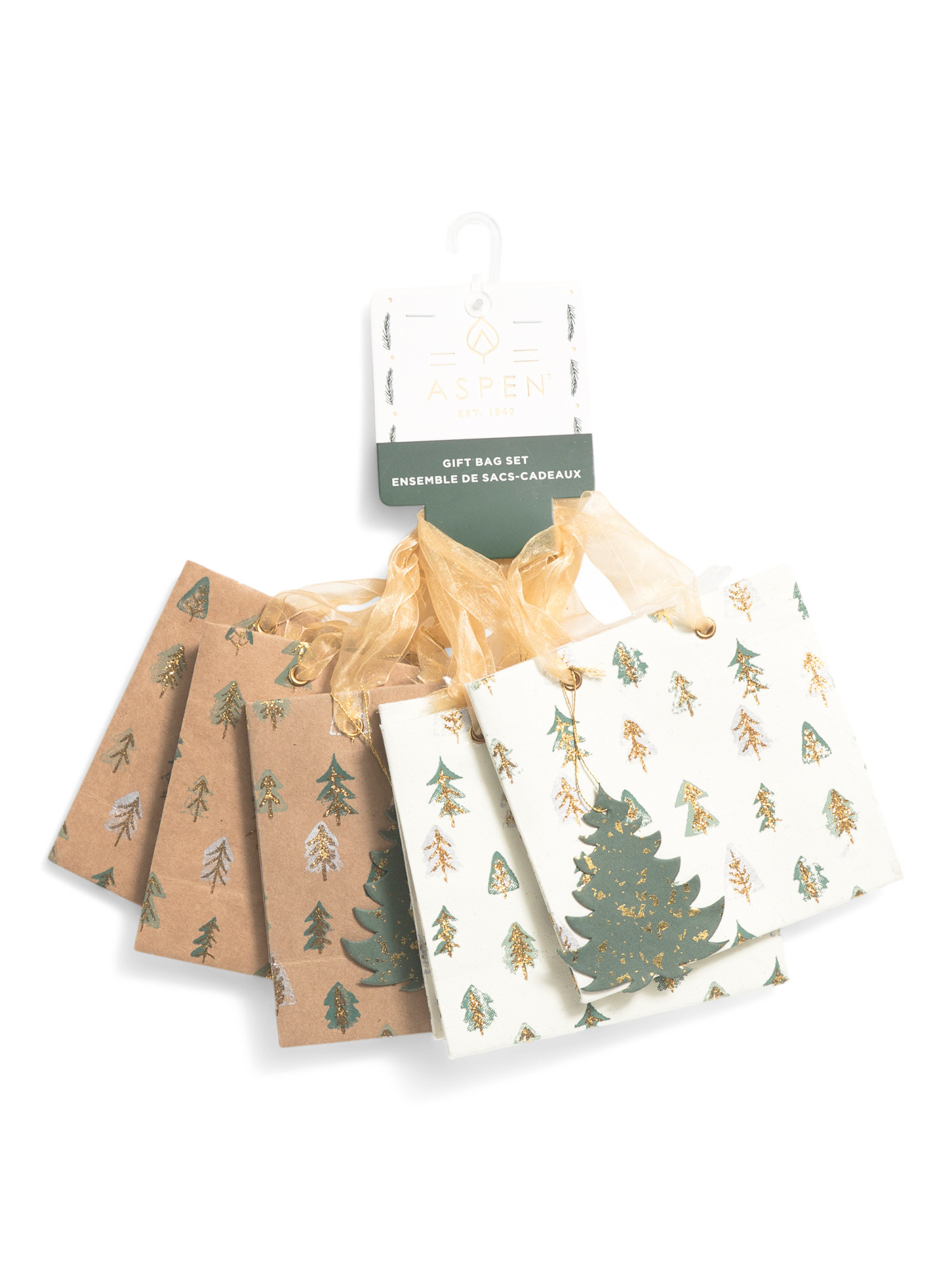 Set Of 6 Craft Tree Gift Bags | TJ Maxx