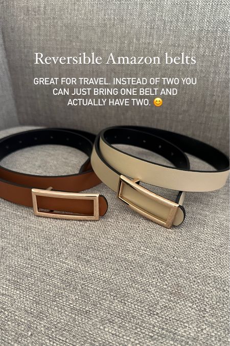 Reversible belts are great for travel! 



#LTKfindsunder50 #LTKtravel #LTKworkwear