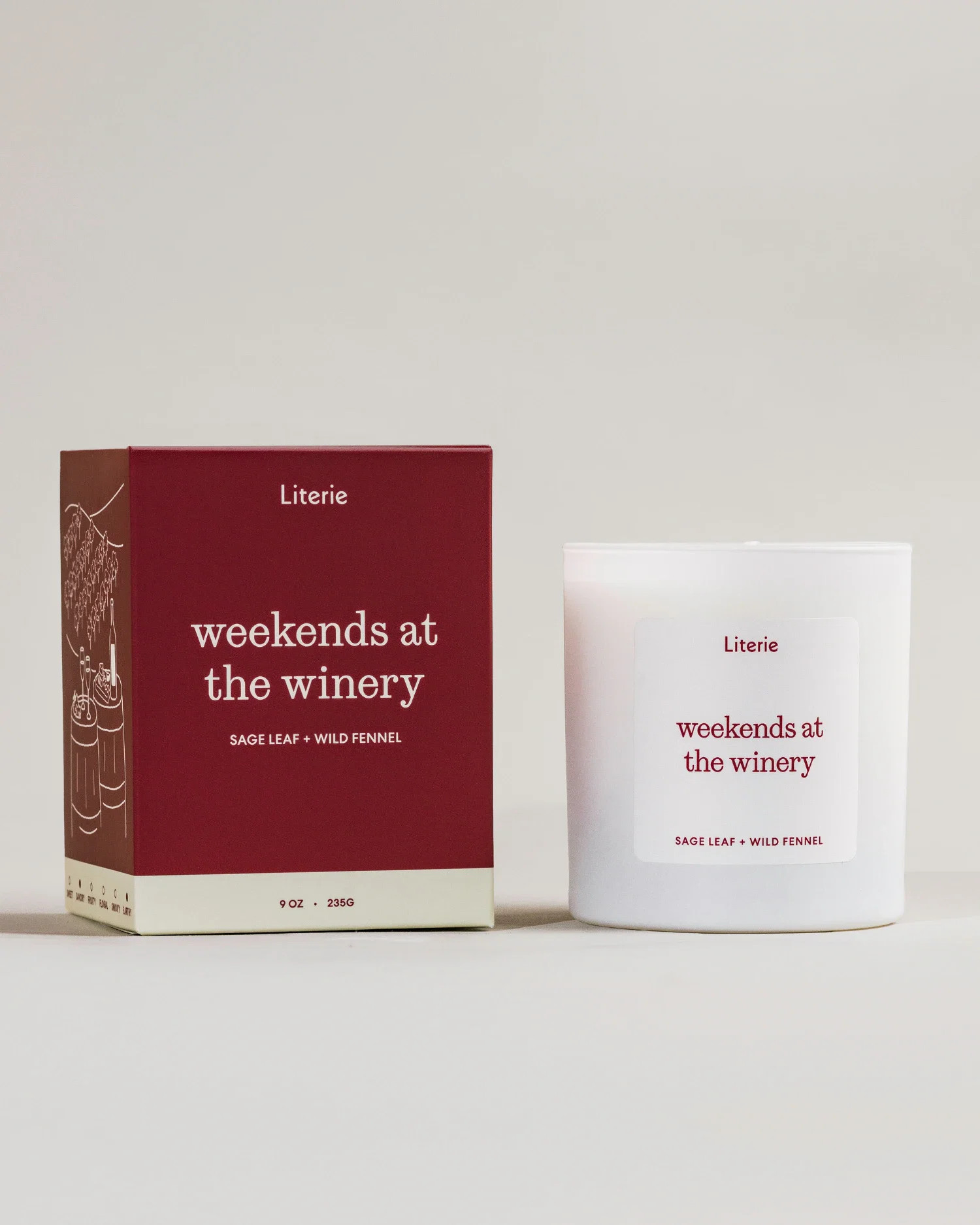 Weekends at the Winery | Literie Candle