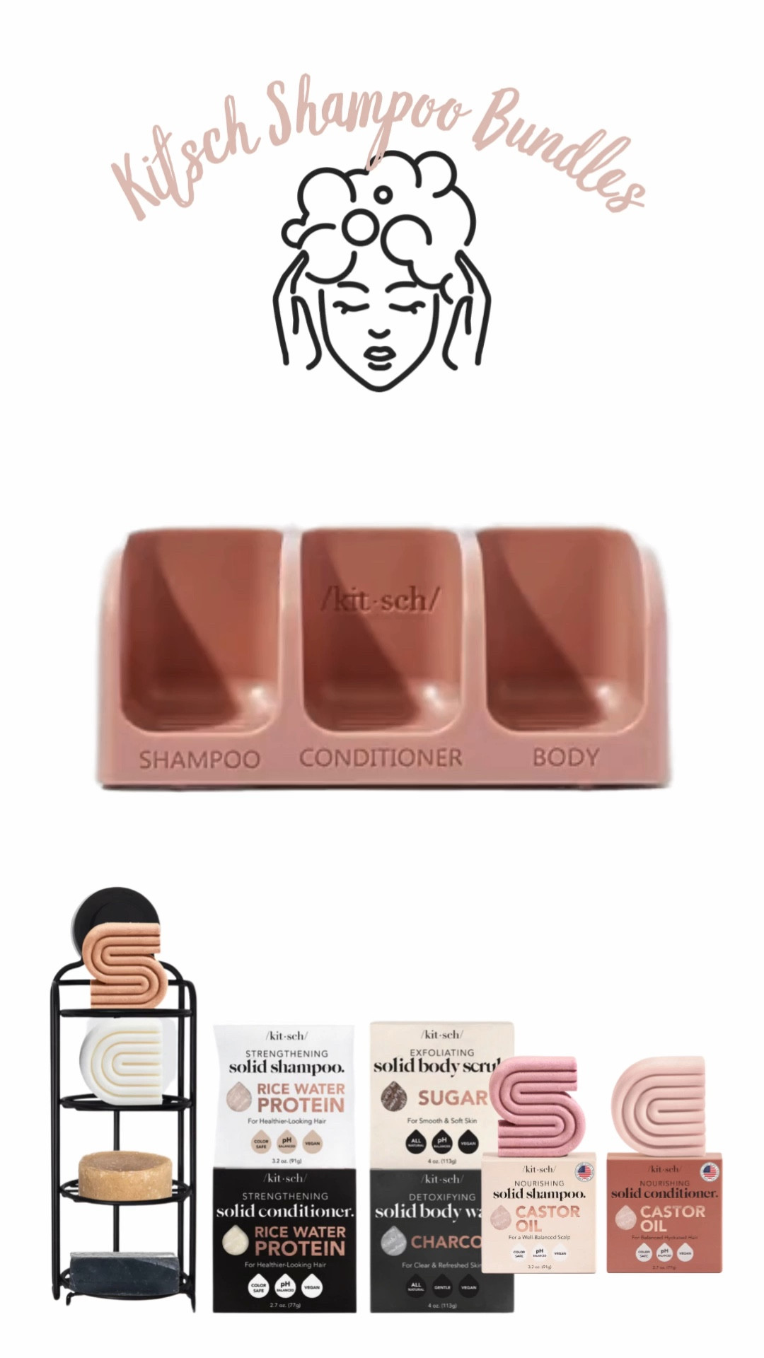 Black Friday shampoo bundles from Kitsch 🤍 My hair has never been better  

#LTKHoliday #LTKGiftGuide #LTKBeauty