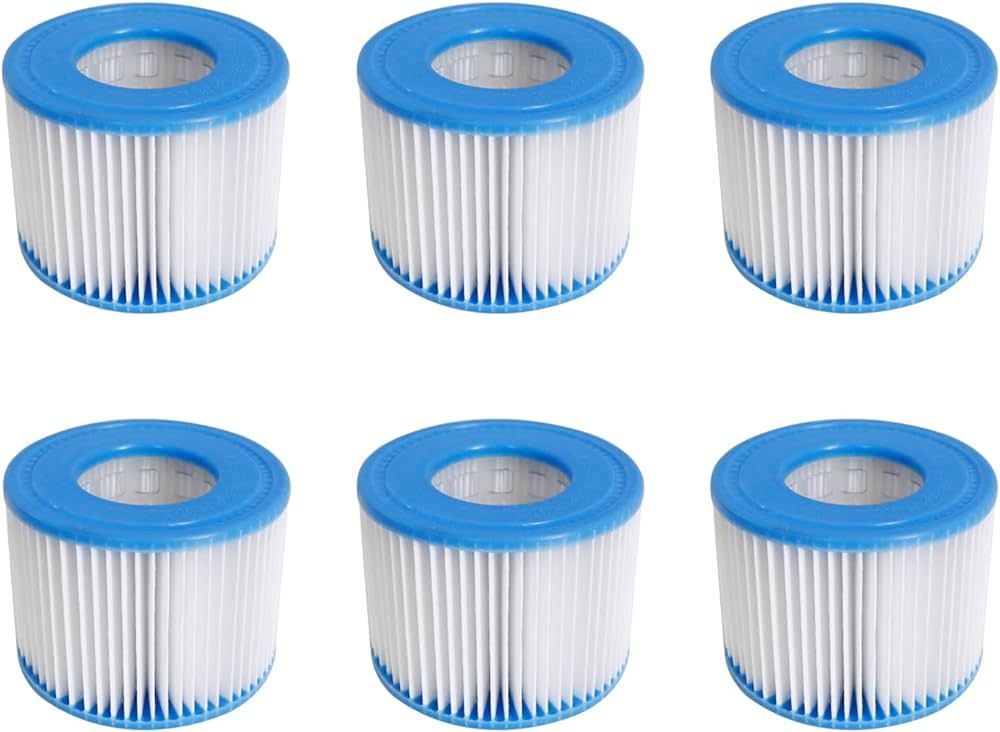 Hot Tub Filter Cartridge Size VI for Bestway, Lay-Z-Spa, Coleman SaluSpa 90352E 58323, 6 Pack | Amazon (US)