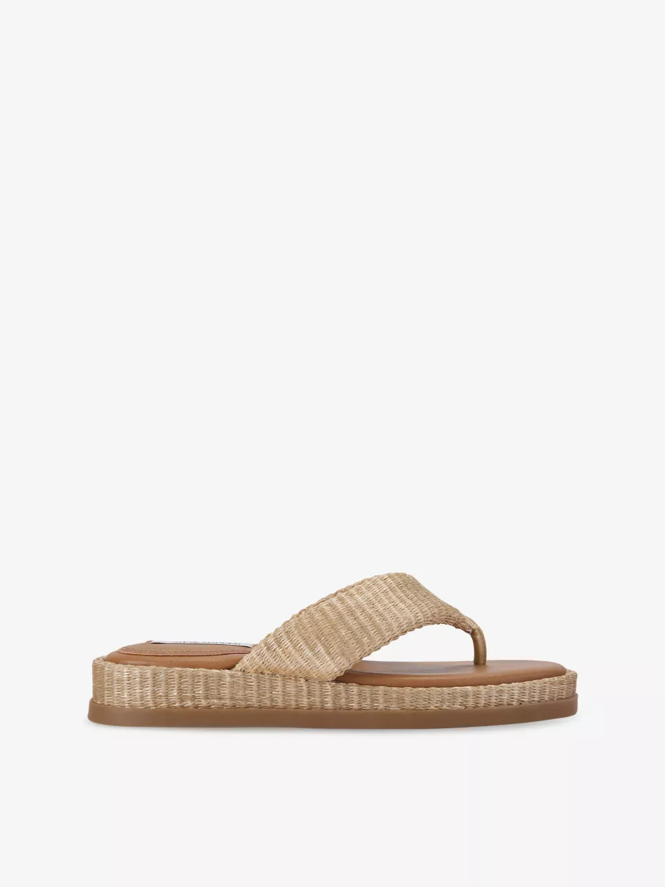 Bella Metallic-Woven Sandals | Selfridges