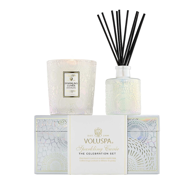 Voluspa Sparkling Cuvee Celebration Candle & Reed Diffuser Gift Set | Bloomingdale's (US)