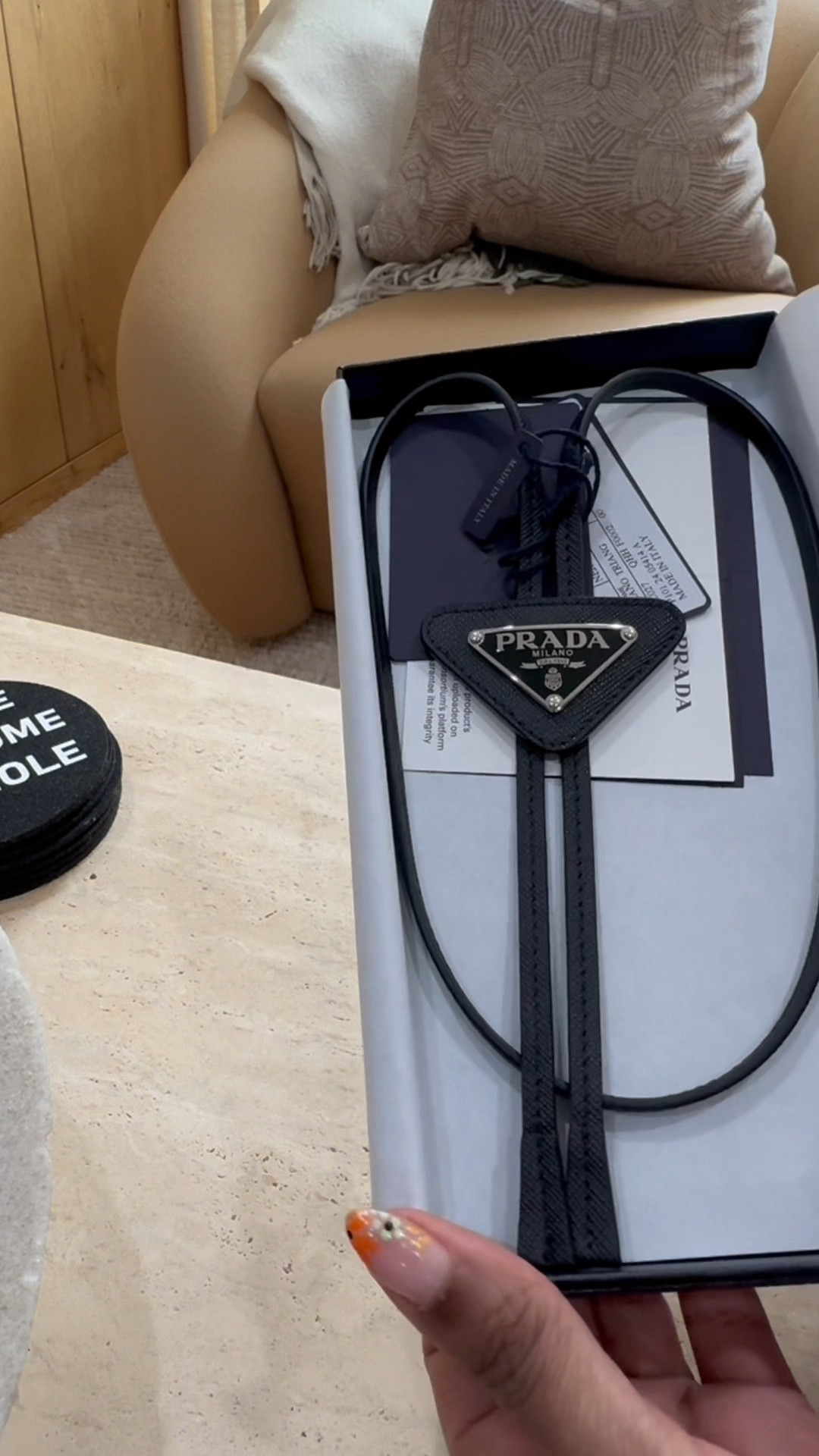 "Upgrade your neckwear game with the sleek and stylish Prada Bolo Deck Tie - the perfect accessory to take your outfit from drab to fab! 💥 Shop now and make a statement wherever you go. #Prada #FashionForward #ShopNow"

#LTKFestival #LTKStyleTip #LTKGiftGuide