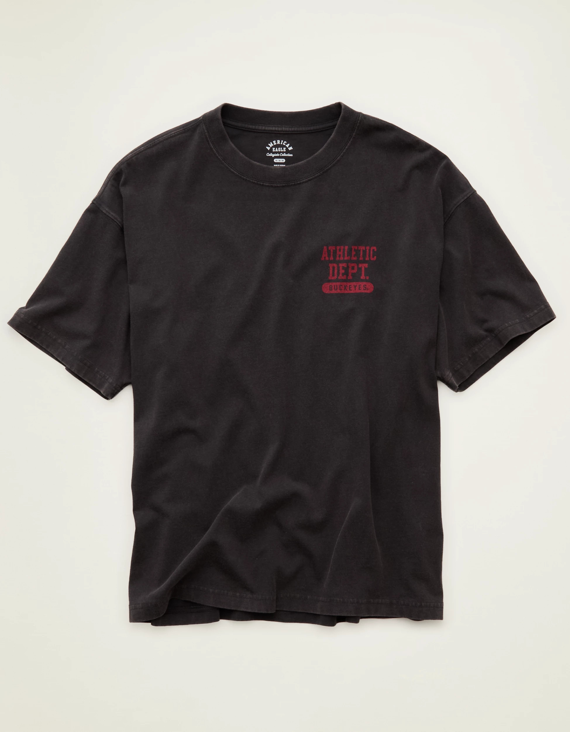 AE Boxy Fit Ohio State Buckeyes Graphic T-Shirt | American Eagle Outfitters (US & CA)