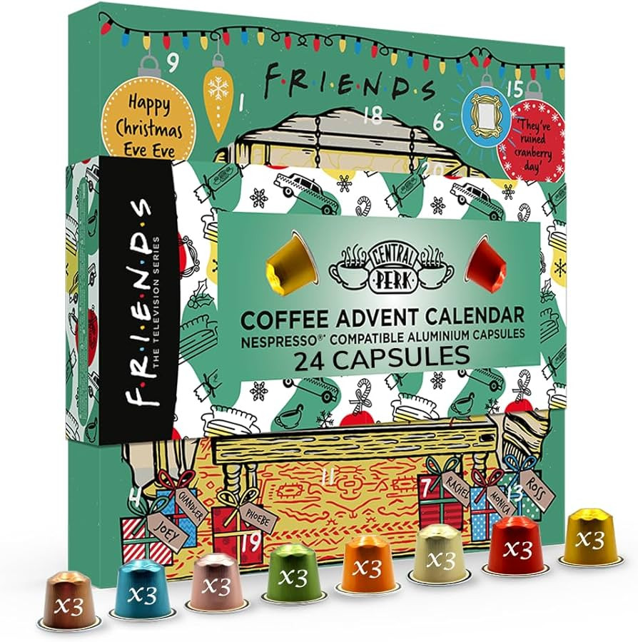 Friends - 2024 Christmas Coffee Advent Calendar - Original Capsule Advent Calendar Festive Coffee... | Amazon (US)
