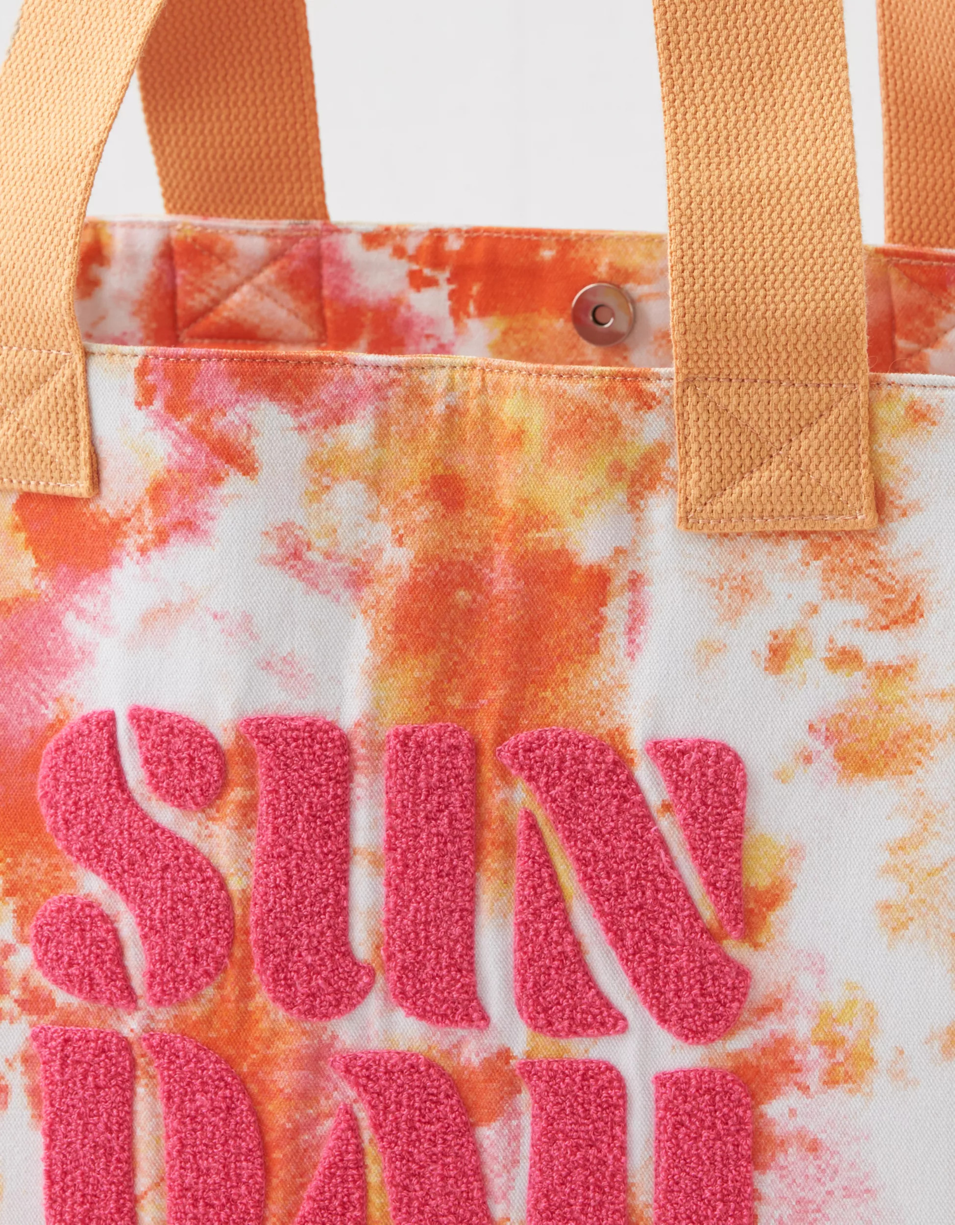 Aerie Washed Canvas Beach Tote Bag | Aerie