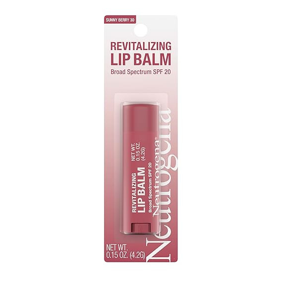 Neutrogena Revitalizing Tinted Lip Balm Broad Spectrum SPF 20 Sunscreen, Moisturizing Lip Balm wi... | Amazon (US)