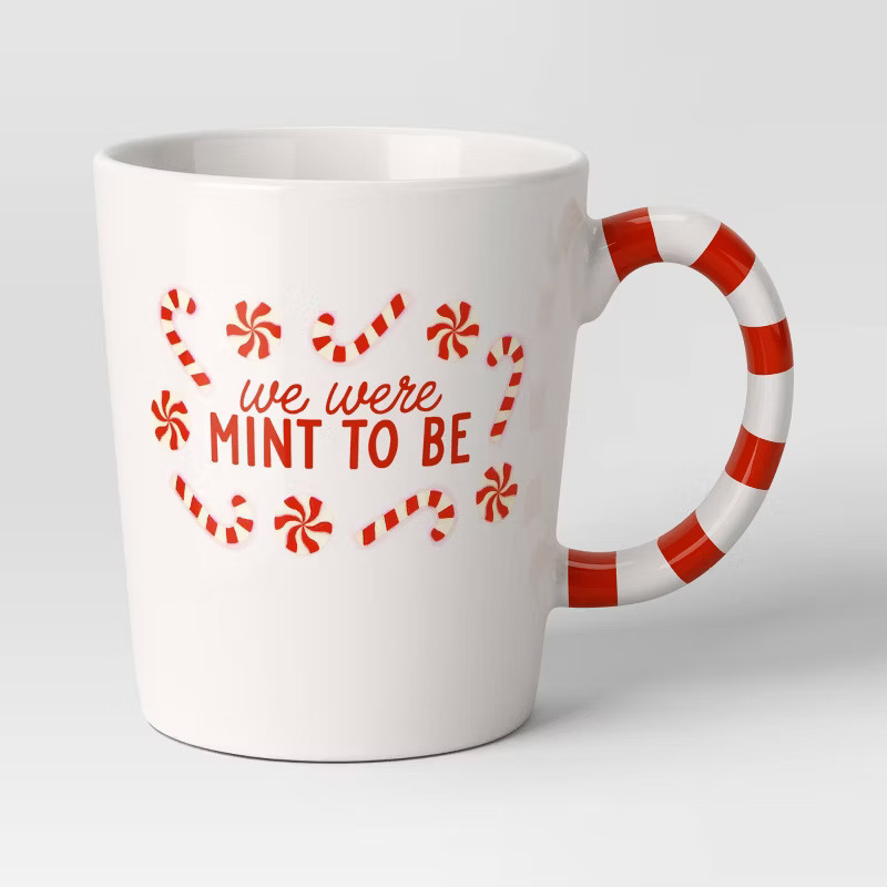 16oz Christmas Stoneware We Were Mint To Be Mug - Wondershop™ | Target
