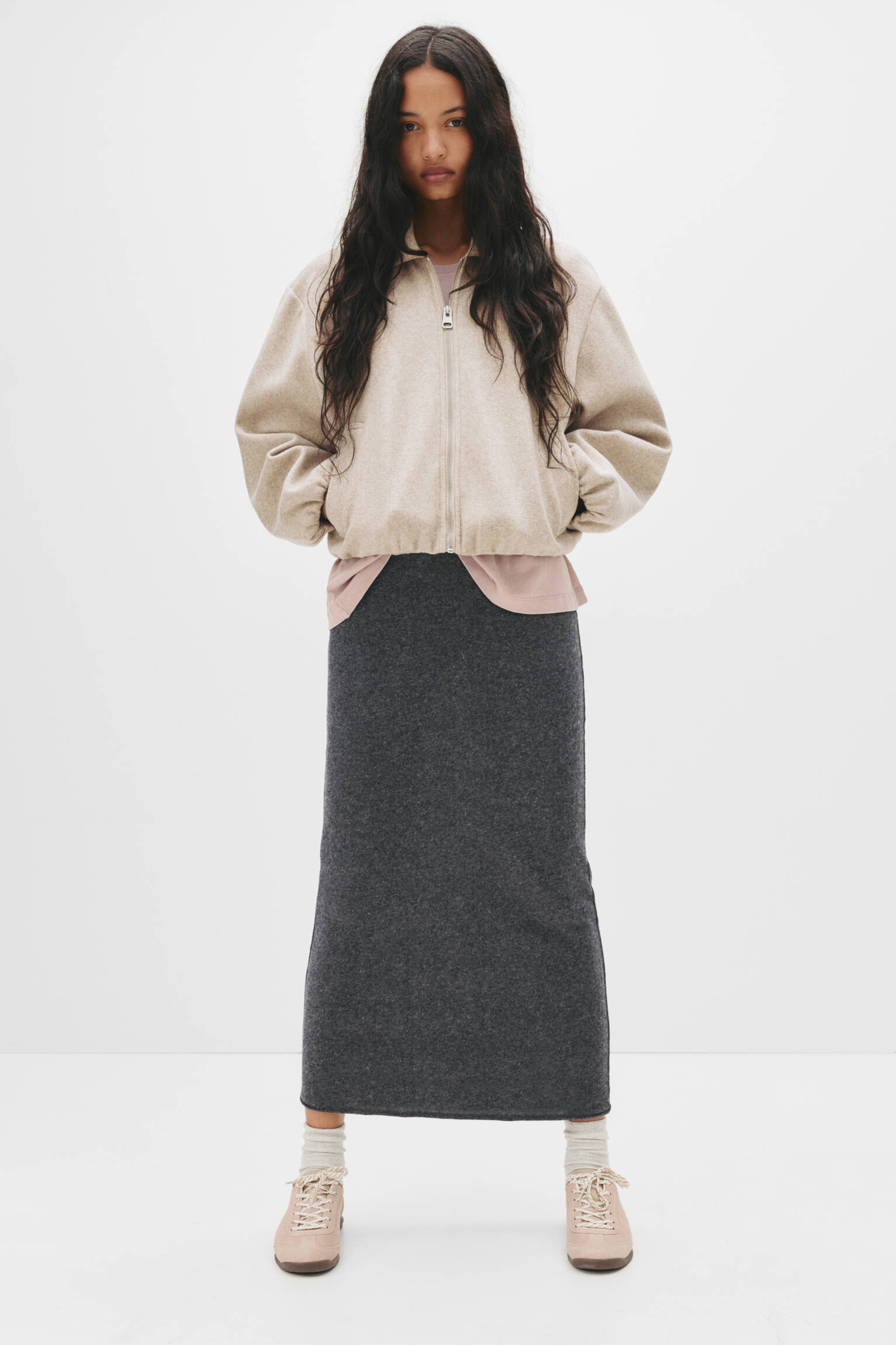 Cloth bomber jacket - pull&bear | PULL and BEAR UK