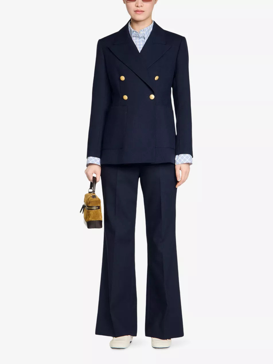 Double-Breasted Slim-Fit Wool-Blend Blazer | Selfridges