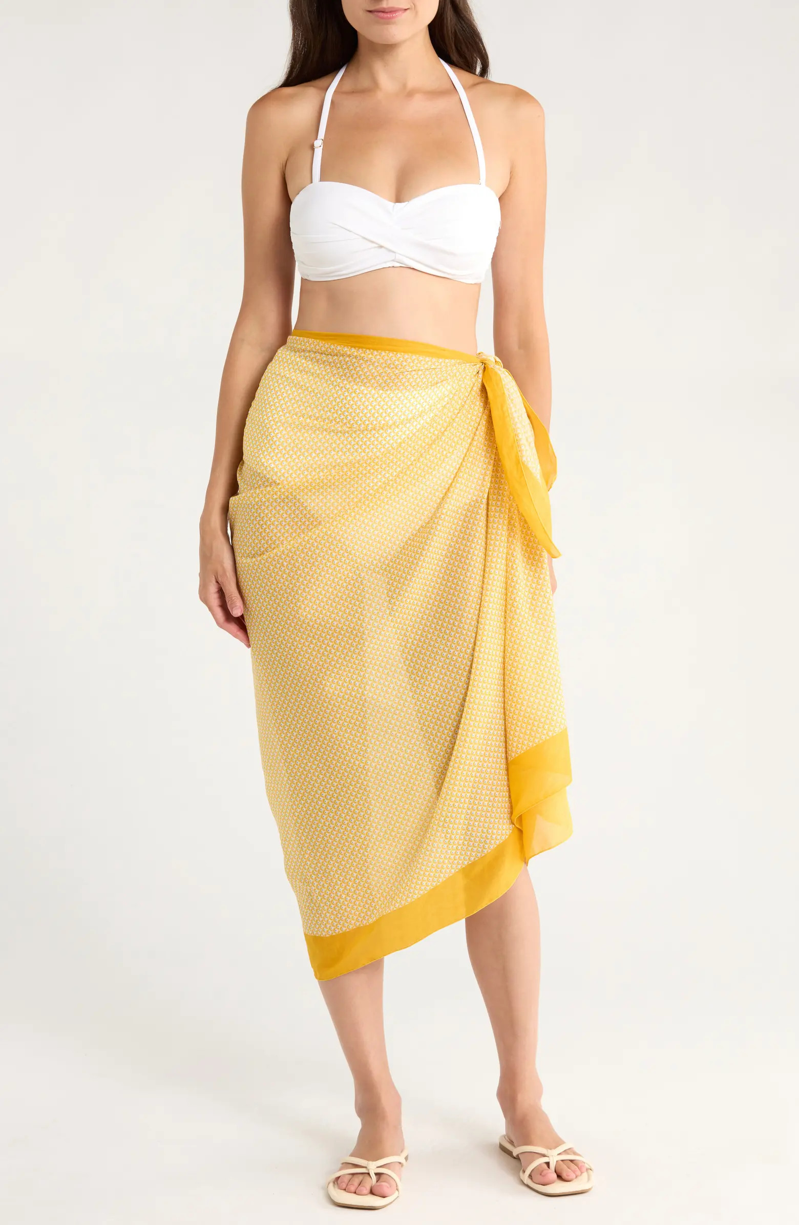 Printed Cotton Cover-Up Pareo | Nordstrom