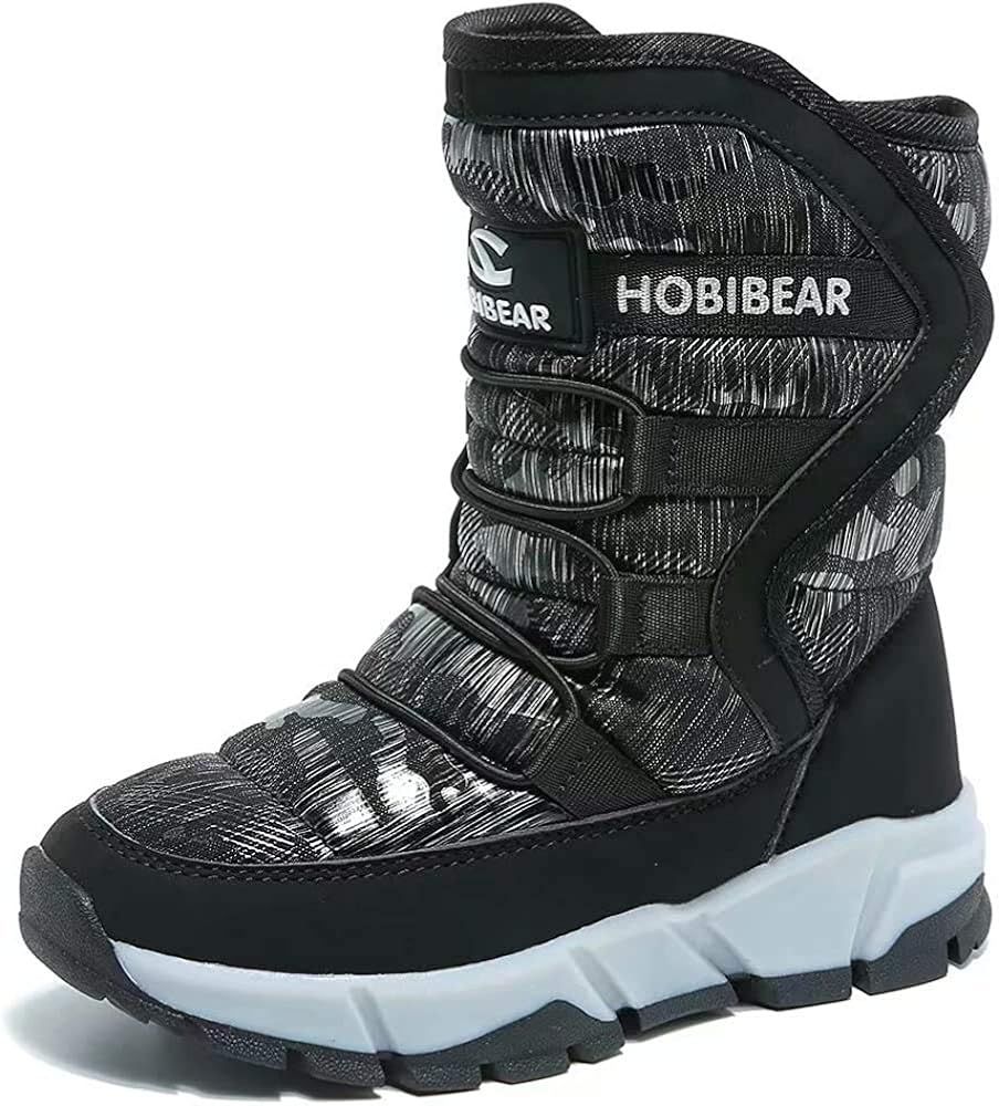 GUBARUN Boys Snow Boots Winter Waterproof Slip Resistant Cold Weather Shoes (Toddler/Little Kid/Big  | Amazon (US)