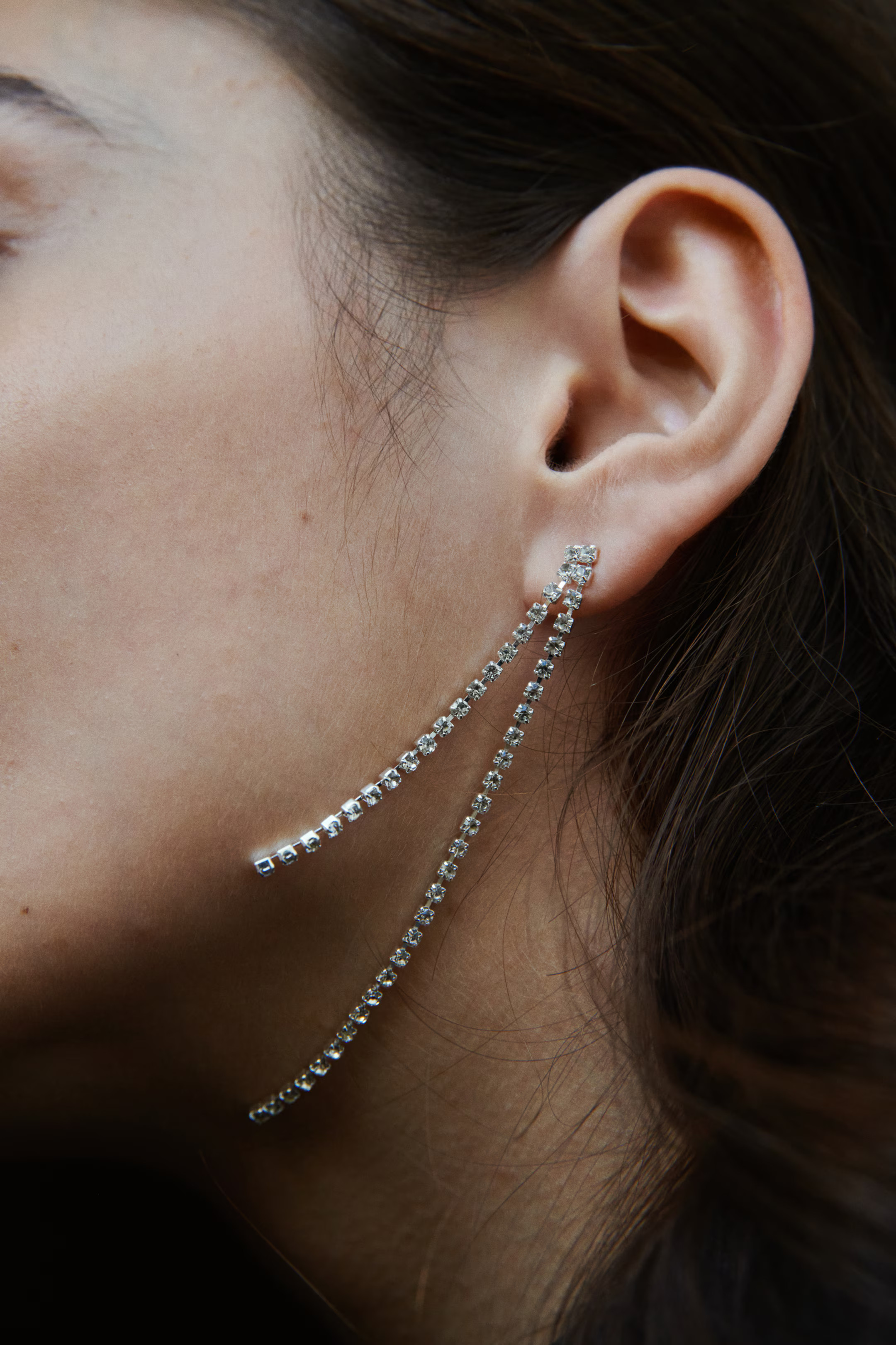 Rhinestone Earrings | H&M (US + CA)