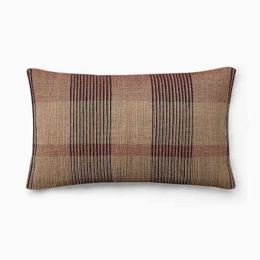 Graphic Plaid Pillow Cover | West Elm (US)