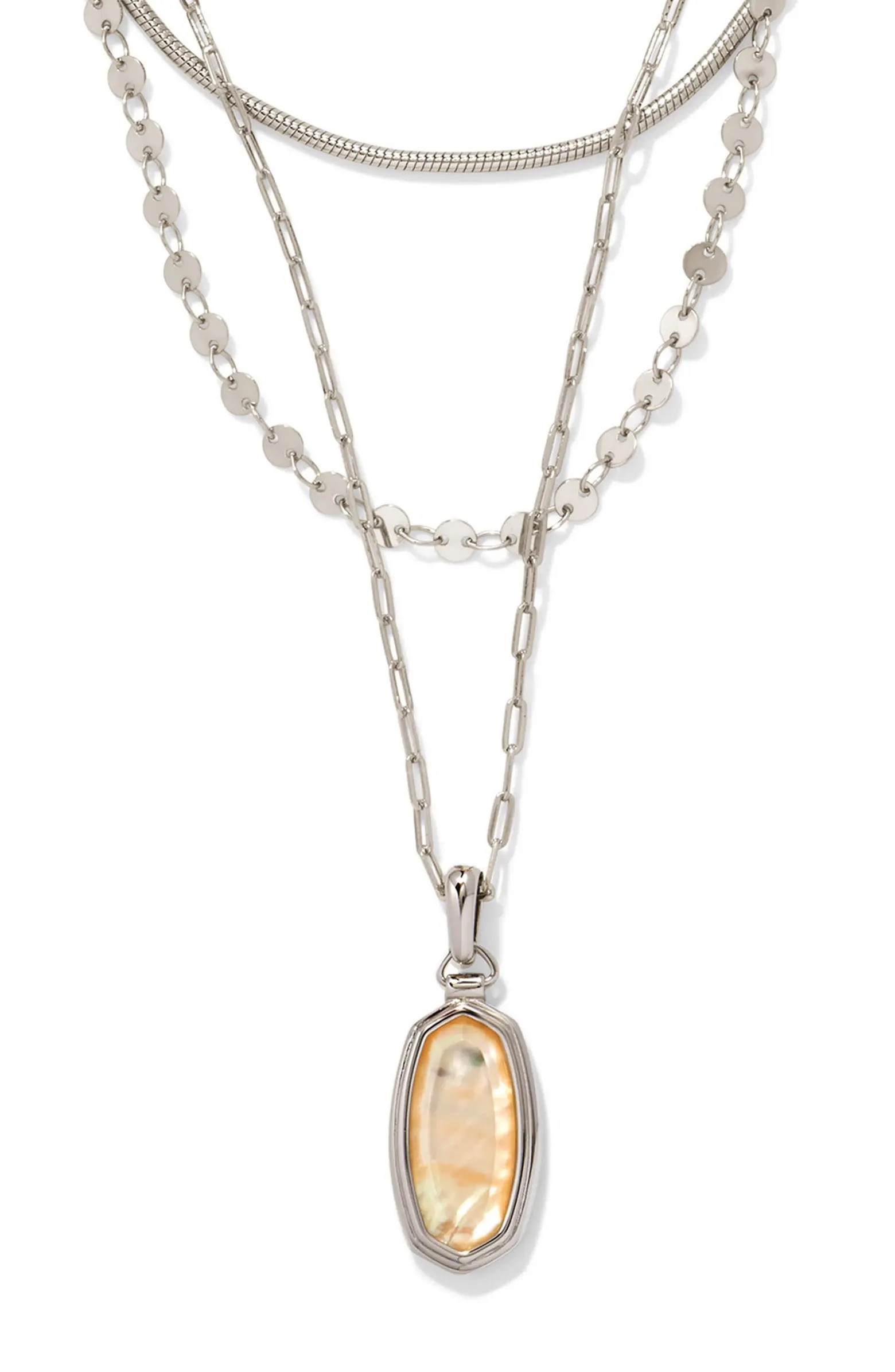 Kendra Scott Framed Dani Multistrand Necklace | Nordstrom | Nordstrom