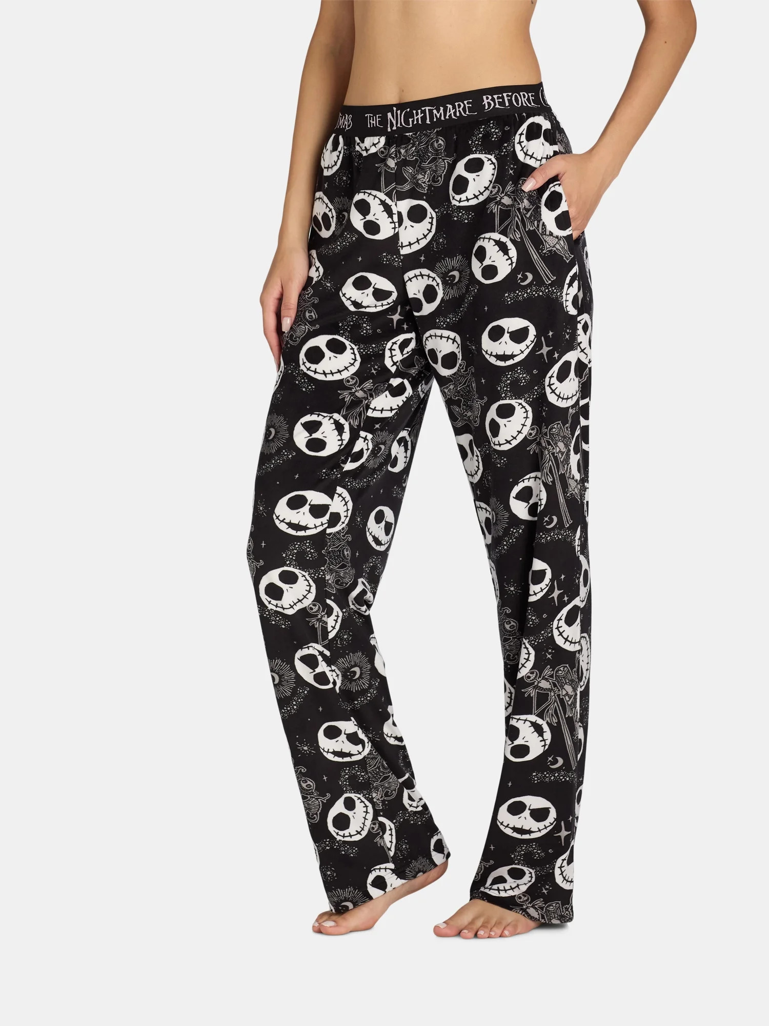 Nightmare Before Christmas Women’s Velour Sleep Pants, Sizes XS-3X - Walmart.com | Walmart (US)