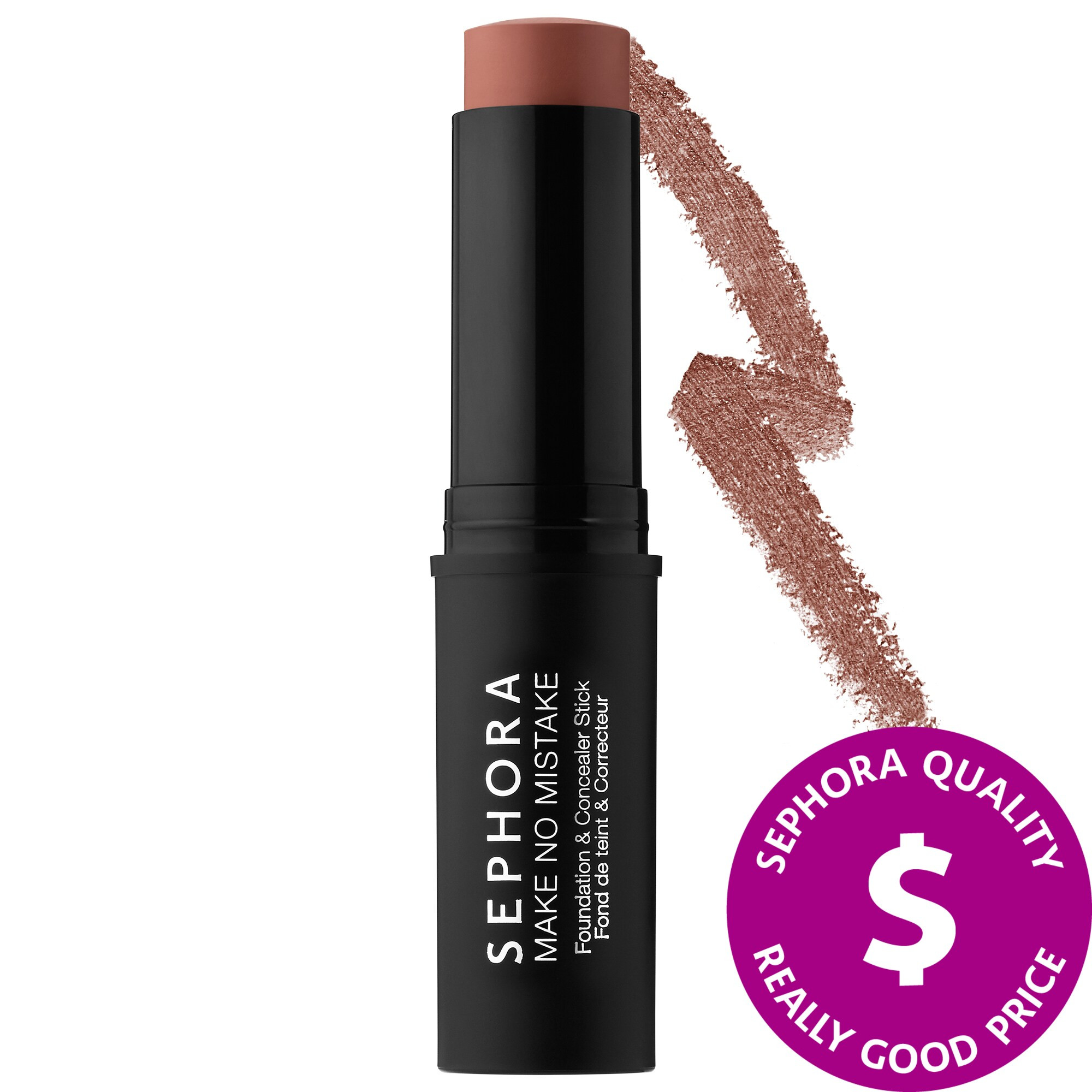 SEPHORA COLLECTION Make No Mistake Foundation & Concealer Stick 15 Mahogany 0.41 oz/ 11.6 g | Sephora (US)