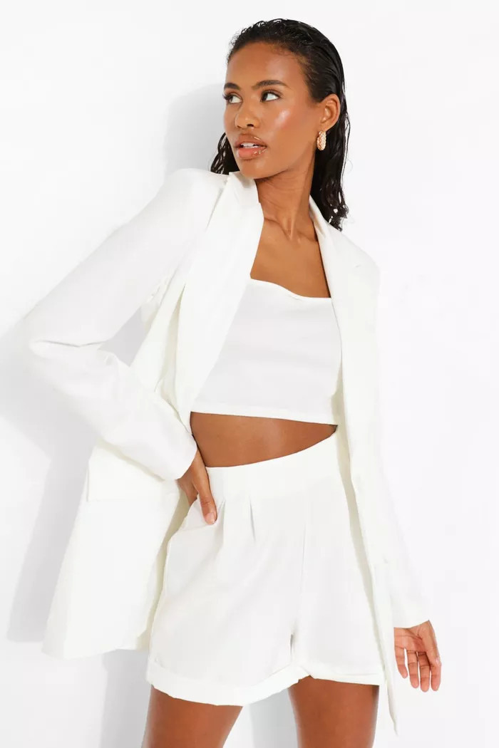 Fitted Tailored Shorts | Boohoo.com (US & CA)