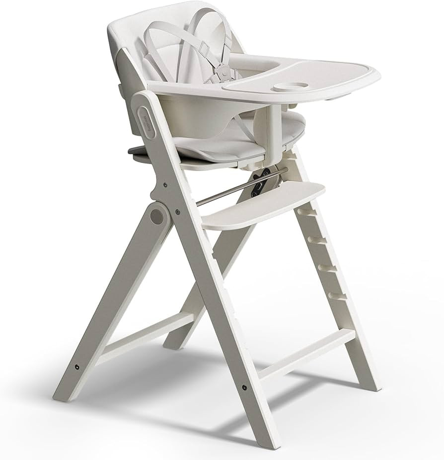 Mamazing GrowPod Pro Wooden Baby High Chair for 6 Months to 300lbs, Easy to Clean with Tray, Comp... | Amazon (US)