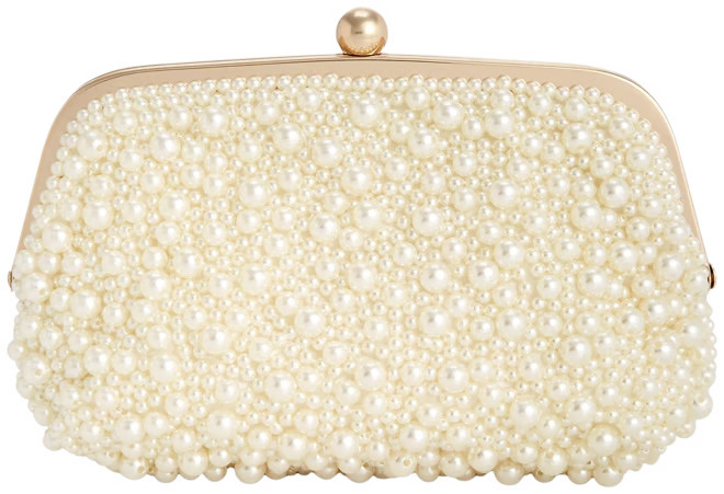 All Over Pearl Pouch Clutch | Macy's
