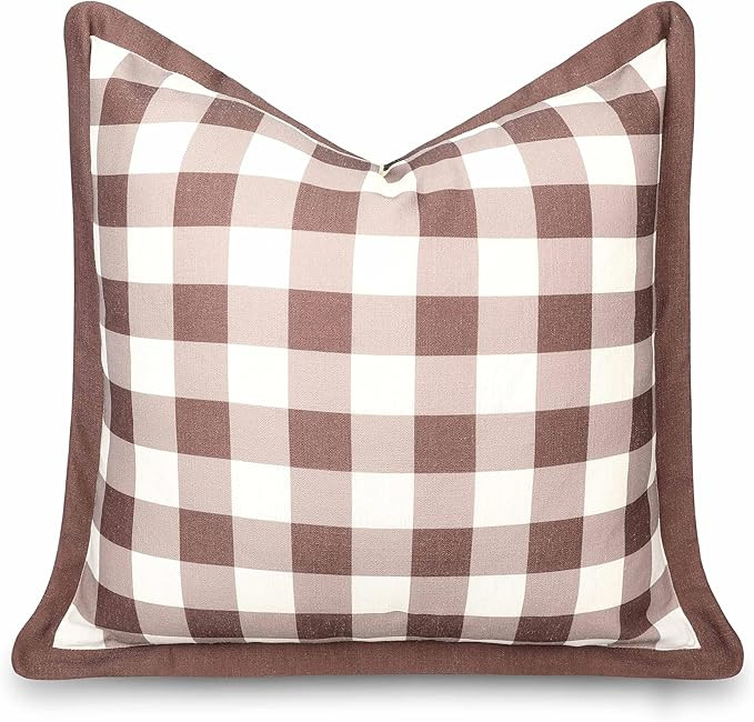Crumbs Home Modern Farmhouse California Casual Indoor Outdoor Throw Pillow Cover, 22"x22" Water R... | Amazon (US)