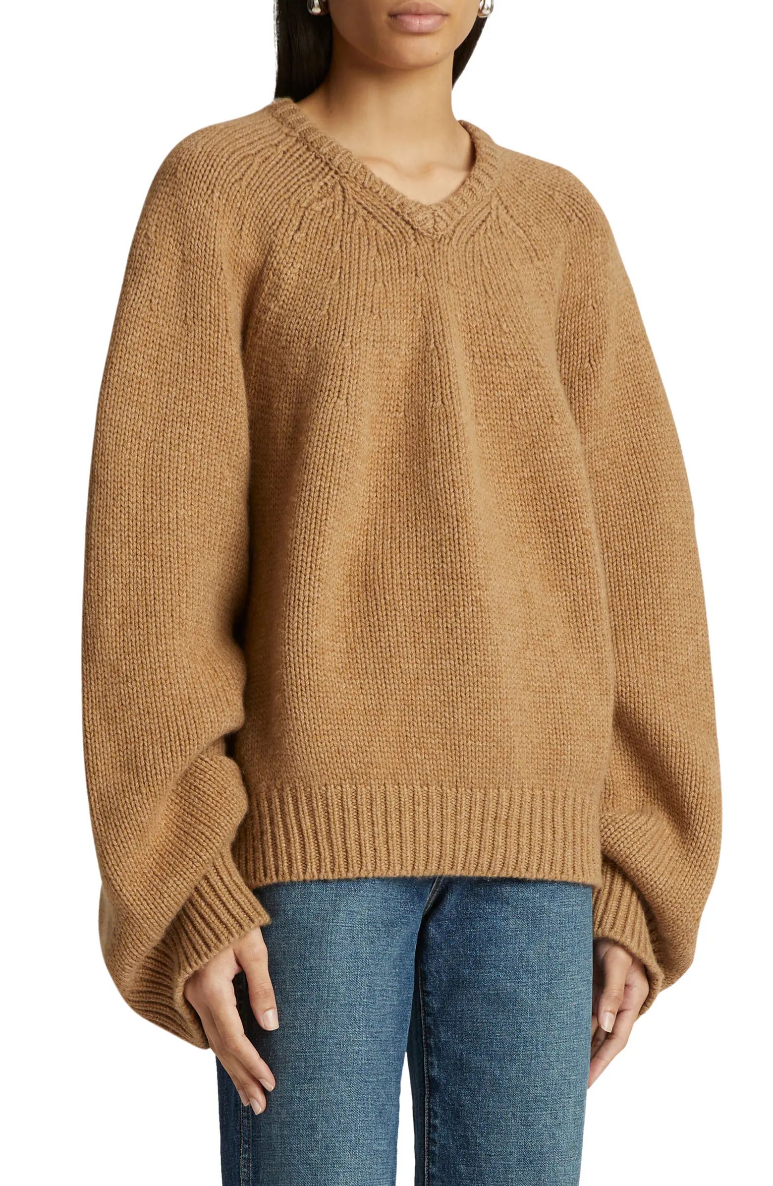 Khaite Nalani Cashmere V-Neck Sweater | Nordstrom | Nordstrom