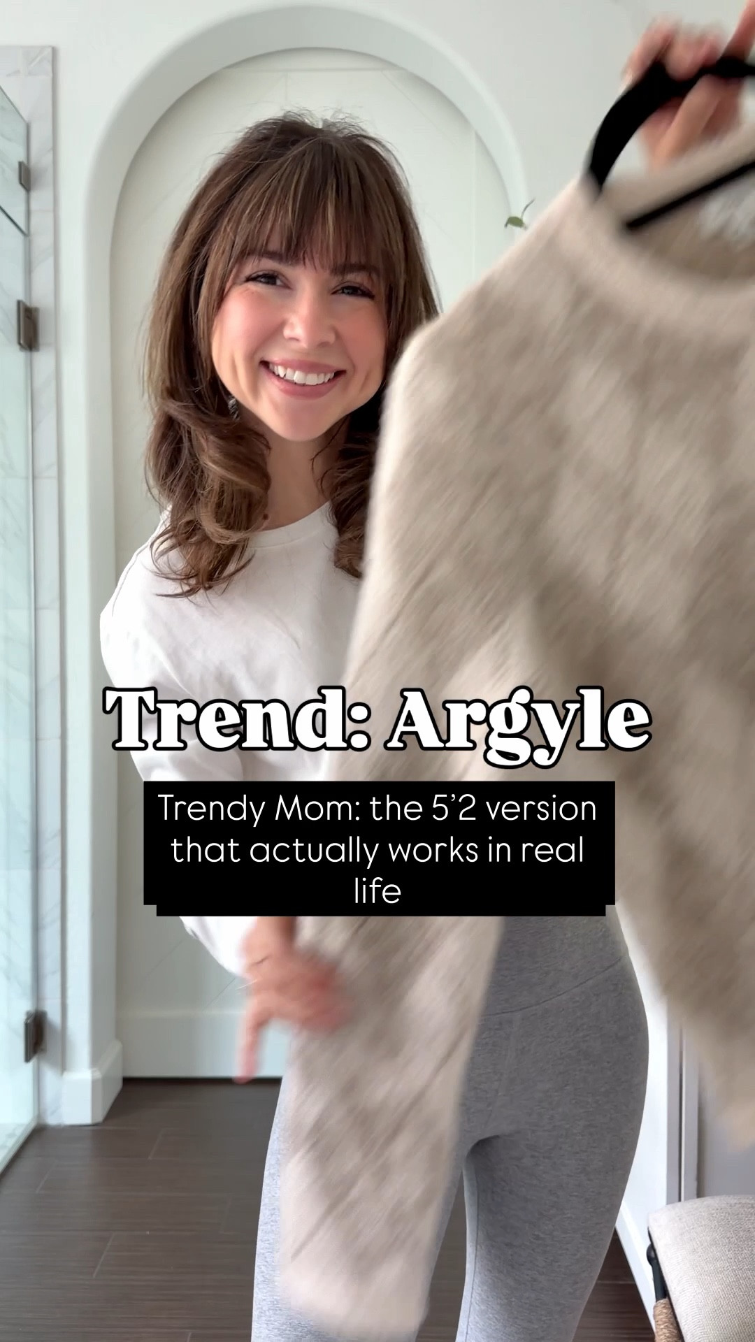 Argyle Cardigan (5’2 Petite Mom Outfit)
My Trend vs Trendy Mom take on the argyle cardigan. Wearing it with a simple white tee, beige corduroy pants, and brown boots for that balanced, lengthening look on a 5’2 frame. The cardigan hits at the right spot, the cords add softness without bulk, and the brown boots keep the whole outfit grounded and flattering.

Linked the exact pieces so you can recreate this easy, elevated fall outfit for everyday mom life.

Cardigan small
Tee small
Jeans 25petite 
Boots 5.5 

#LTKPetite #LTKSeasonal