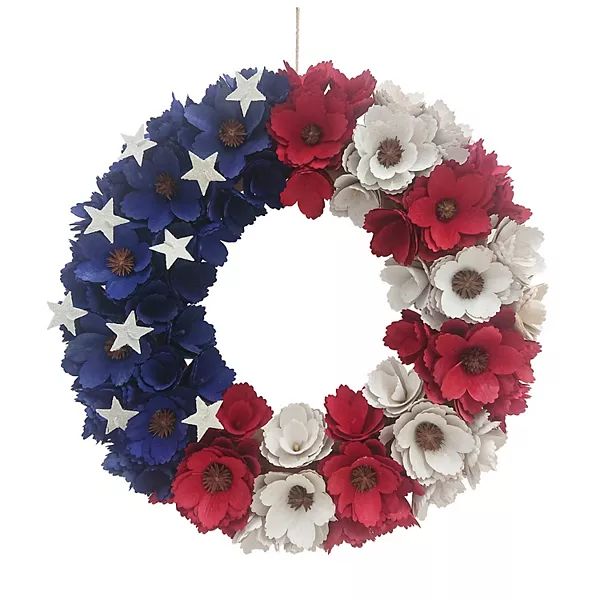 Celebrate Together™ Americana Patriotic Burlap Wreath | Kohl's