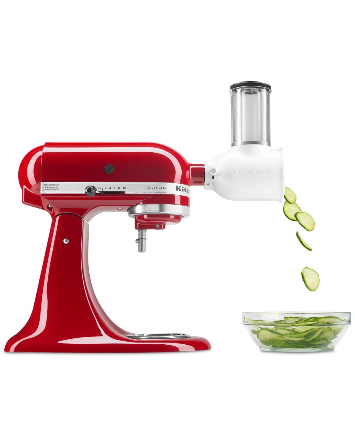 KitchenAid Fresh Prep Slicer/Shredder Attachment Ksmvsa - White | Macy's