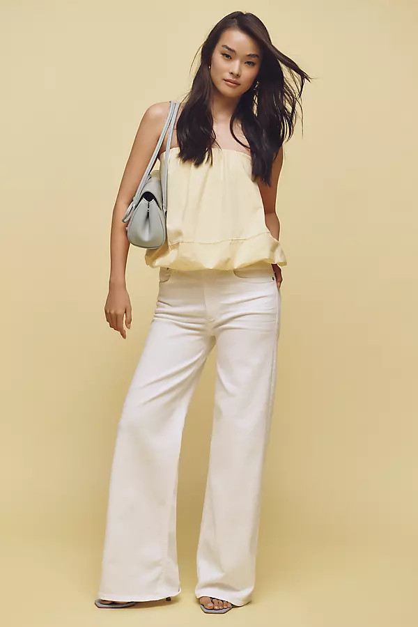 Lyra Long High-Rise Wide-Leg Jeans | Anthropologie (US)