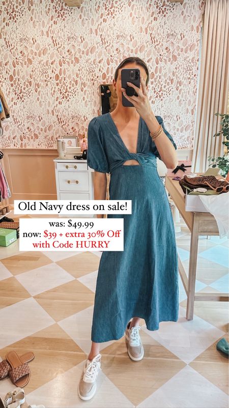 Old navy dress on sale 

#LTKunder50 #LTKSeasonal #LTKsalealert